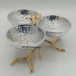 Bol design décoratif de table Design fabuleux Bol de service en métal au look élégant le plus exigeant fabriqué à la main en vrac - Product Image 6