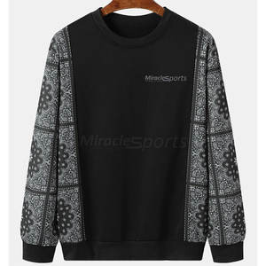 Sweat-shirt homme de haute qualité respirant coupe confortable basiques coton mélangé sweats pour hommes - Product Image 1