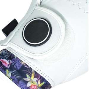 2025 gants de Golf blancs de haute qualité personnalisés pour adultes respirant Cabretta cuir poignées en peau de mouton utilisation main gauche - Product Image 4