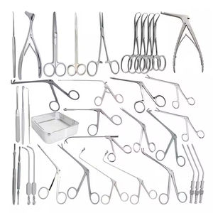 Kit chirurgical ORL haut de gamme Offre Spéciale Source d'alimentation manuelle Outils de diagnostic et de traitement de la gorge du nez de l'oreille - Product Image 5