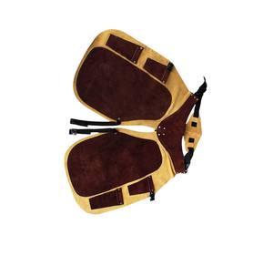 Delantal de trabajo profesional de cuero dividido resistente recién llegado POR TARIQ MFG CO CE ISO EU - Product Image 1