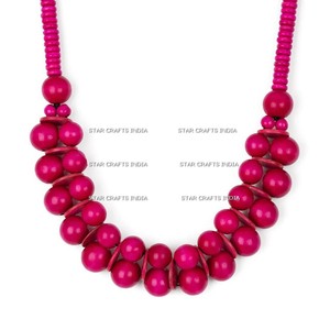 Vente chaude Personnalisé réglable coloré perles de résine transparente collier ras du cou Colliers en résine de SCI - Product Image 4