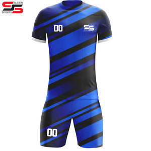 Uniformes de sublimación para adultos en 100% poliéster hecho tela ropa deportiva conjuntos de camisetas de fútbol - Product Image 3