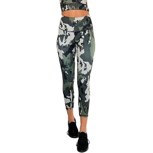 Women's Plus Size Heat-Transfer Printed Yoga Set 3-Piece Slim Fit Workout Clothing Spandex/Nylon for Gym Fitness - Product Image 3