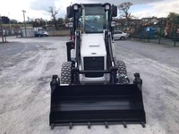 Hidromek HMK 6255 Minicargadora Retroexcavadora 4x4 con Tracción en las Cuatro Ruedas, Diésel, Usada, Equipo de Construcción Compacto de Alta Capacidad de Excavación
