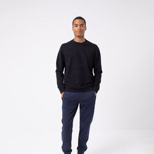 เสื้อสเวตเตอร์แบบสวมหัวสำหรับผู้ชายชุดออกกำลังกายผ้าขนแกะธรรมดาโลโก้ตามสั่ง - Product Image 6