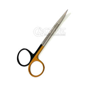 Ciseaux à iris en acier inoxydable durables Instruments chirurgicaux Ciseaux à iris pointus ophtalmiques incurvés - Product Image 5