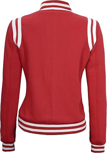 Chaquetas universitarias de gran tamaño para mujer, de punto transpirable, con soporte, acolchadas, personalizables para primavera y otoño, moda para exteriores - Product Image 2