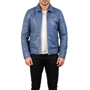 Chaquetas de Cuero Genuino para Hombre 2025, Chaqueta de Invierno Personalizada Más Vendida, Servicio OEM, Impermeable y Cortavientos, Estilo Urbano - Product Image 5