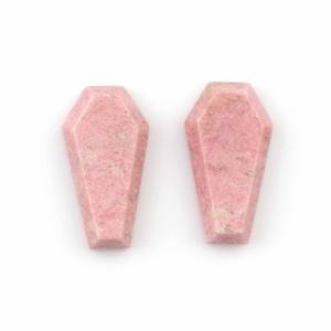 มาใหม่12X22มม. สีชมพู thulite Cabochon ธรรมชาติขั้นตอนเรียบตัดโลงศพรูปร่างเครื่องประดับทำหินรักษาอัญมณีหลวม - Product Image 6