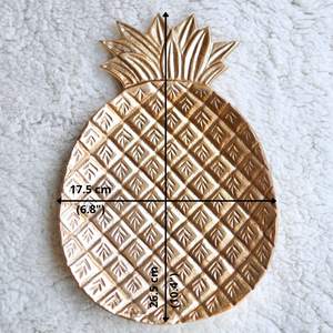 Plateau de service décoratif de style moderne en forme d'ananas en aluminium de haute qualité - Product Image 4