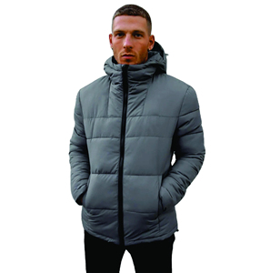 High Quality Men's <b>Puffer</b> <b>Jacket</b> Canvas Waterproof <b>Hooded</b> <b>Long</b> Sleeve Solid Stand Collar Outdoor Best Selling Reasonable Price - Product Image 3