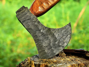 Custom Forged Industrial Grade Carbon Steel Axe with Wood Shaft Tomahawk Head Camping Axe Birthday & <b>Anniversary</b> <b>Gift</b> <b>for</b> <b>Him</b> - Product Image 3