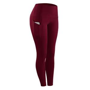 Leggings pour femmes pantalons de yoga doux extensible taille haute Slimfit vêtements de sport confortable respirant entraînement élégant - Product Image 1
