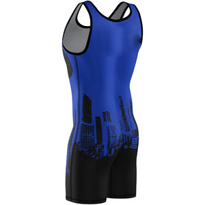 2025 Singlet de lutte blanc avec logo personnalisé pour hommes Technique de sublimation avec Singlet uni au design canadien - Product Image 4