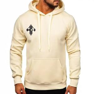Nueva moda al por mayor Sudadera con capucha para hombre serigrafía 100% algodón Material Premium alta calidad logotipo personalizado para hombres - Product Image 2
