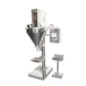 Washing Filling Machines Semi Automatic Micro Dosing Auger Powder Filler With Screw Conveyor