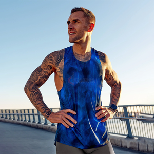 Chaleco de entrenamiento informal para músculos, cuello redondo, sin mangas, para gimnasio, fabricante de ropa deportiva - Product Image 5