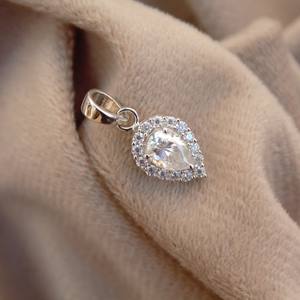 2ct Def VS VVS Moissanite จี้3กรงเล็บตั้งค่า925เงินสเตอร์ลิงเครื่องประดับคุณภาพดีพร้อมเสน่ห์หรูหรา - Product Image 5