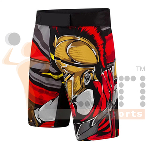 กางเกงขาสั้น MMA สำหรับผู้ชายกางเกงขาสั้นระบายอากาศดีไซน์ล่าสุด - Product Image 4