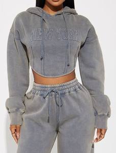 Sweat à capuche pour femme style pull à manches longues avec capuche haut confortable idéal pour le fitness en plein air et les tenues décontractées - Product Image 3