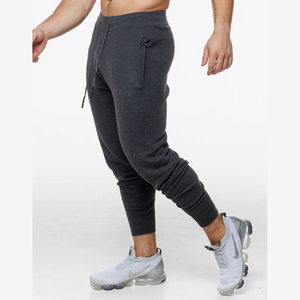 OEM al por mayor de los hombres de moda 100% de algodón polar Jogger pantalón personalizado de gran tamaño pantalones de chándal para la primavera en blanco Jogging Pantalones - Product Image 6