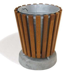 Poubelle en bois au design imploré de la main Poubelle de rangement et poubelle pour la maison et l'hôtel Fabriqué en bois de manguier - Product Image 2