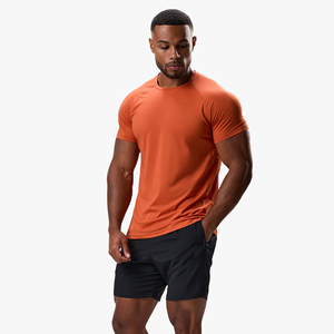 T-shirt de sport pour homme, léger, pour la salle de sport, entraînement physique, streetwear, décontracté, manches courtes, vêtements de sport - Product Image 4