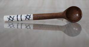 Juego de Cubiertos Desechables de Madera Biodegradable, Utensilios para Servir Comida en Casa, Hotel, Cocina, Cuchara Elegante de Lujo - Product Image 5