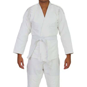 Uniforme de Lucha Libre Blanco Personalizado, Elástico, Ligero y Transpirable, Traje de Entrenamiento de Artes Marciales con Cinturón para Adultos - Product Image 6