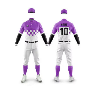 Uniformes de Béisbol de la Mejor Calidad, Conjuntos Deportivos, Tallas Grandes, Precio Económico, Proveedor Mayorista, Camisetas Lisas Unisex - Product Image 4