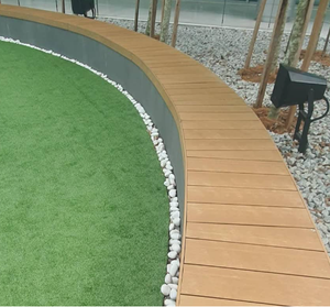 Tableros de cubierta compuestos WPC con efecto 3D sostenible, decoración de madera de plástico PVC impermeable para Villa, jardín, paredes de Hotel, paredes interiores - Product Image 2