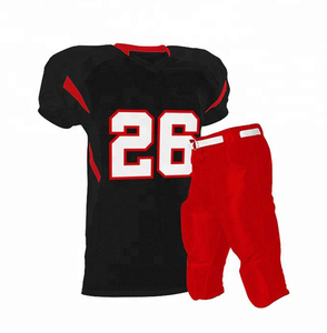 Uniforme de Fútbol Americano Personalizado OEM de Alta Calidad, Elegante, para Adultos, Cómodo, de Manga Corta, Elástico, Talla Grande, Transpirable, para Verano - Product Image 3