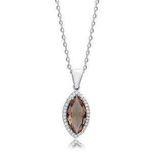 12x20mm Marquise CZ Sultanite Pierre Charme Collier 925 Sterling Silver Turc Bijoux Faits À La Main pour Acheteur En Gros - Product Image 3