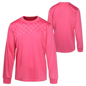 เสื้อผู้รักษาประตูฟุตบอลคุณภาพสูง 100% โพลีเอสเตอร์ ระบายอากาศได้ดี แห้งเร็ว น้ำหนักเบา ปรับแต่งได้ ราคาประหยัด - Product Image 1