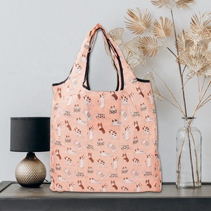 Bolsa de Compras Plegable con Material de Fibra de Poliéster, Patrón y Tamaño Personalizables - Product Image 1