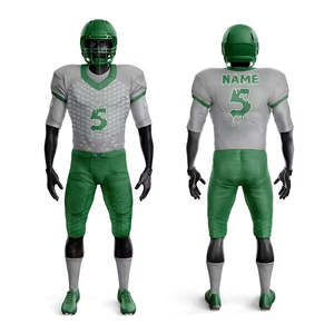 Uniformes de football américain personnalisés pour hommes, respirants, à manches courtes, grande taille, concevez votre propre nom d'équipe et votre numéro - Product Image 1