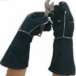 Guantes de Trabajo de Seguridad de Cuero Resistentes al Calor, Personalizados, para Soldadura - Product Image 3