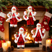 Ornement suspendu Père Noël, fournitures de décoration de Noël d'intérieur pour la décoration de l'arbre de Noël