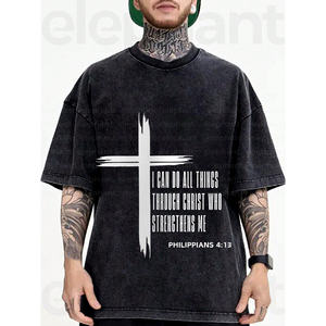 Camiseta de ocio para hombre y Polo para Primavera/Verano con estampado estándar de un color hecho en China - Product Image 1