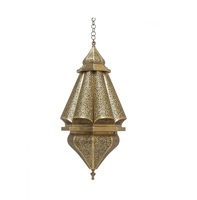 Lanterne marocaine antique rustique en métal pour intérieurs confortables jardins spirituels et éclairage ethnique boho