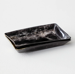 Plateau de service en corne de buffle Articles de maison et de cuisine Plateau de service en corne de dîner Prix de gros - Product Image 3