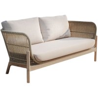Ensemble de canapés en teck d'extérieur moderne, table basse et chaises pour appartement, imperméable, résistant au soleil, écologique, durable
