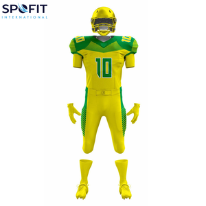 Fabricant OEM d'uniformes de football américain, maillot et pantalon de haute qualité, ensemble court, séchage rapide, respirant, uniforme en gros - Product Image 5