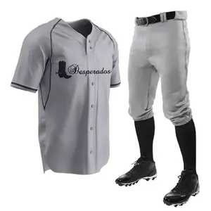 Uniforme de baseball de haute qualité Ensemble d'uniformes de baseball de qualité supérieure en gros et à bas prix - Product Image 3