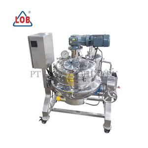 <b>Large</b> Capacity 50L Vacuum Jacketed <b>Kettle</b> for Cosmetic Liquid and Lotion Manufacturing - Product Image 5