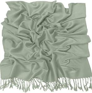 Diseño personalizado bufanda de invierno viscosa Pashmina chal para Mujeres y Hombres Nuevo estilo impreso Cachemira Hijab colores lisos - Product Image 5