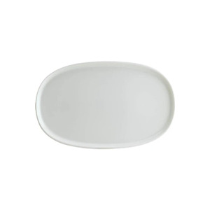 Bonna Hygge <b>Large</b> 34 cm Oval Serving <b>Plate</b> Elegant Nordic Design Porcelain Boat-Shaped Tray for Party Serving - Product Image 1