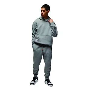 Pantalon de survêtement conique pour hommes, tissu mélangé de coton, fournisseur en vrac OEM - Product Image 2