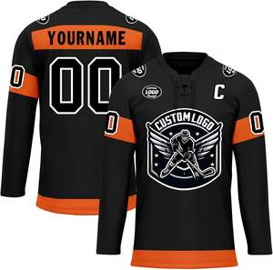 เสื้อฮ็อกกี้น้ำแข็งดีไซน์ตามสั่งสำหรับโรงเรียนสโมสรและทีมงานมืออาชีพผู้ผลิต OEM - Product Image 1